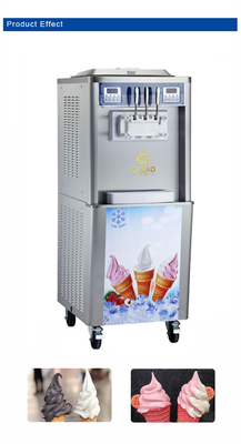 Máquina de gelado industrial de conservação noturna 360-460 xícaras/h 22-28kg/h Taxa de produção 220-240Vvoltagem