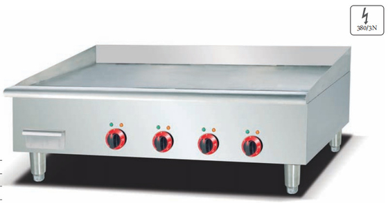220-240V 50Hz Grill Elétrico de Prata com Intervalo de Temperatura de 0°C a 100°C