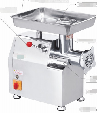 Máquinas de processamento de bebidas profissionais Máquina de moer carne 220V Máquina de moer carne/moedor movida por engrenagem de precisão
