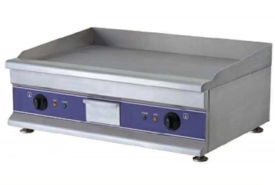 Grill de aço inoxidável com controle de temperatura preciso