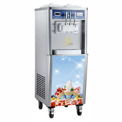 2Máquina de gelado suave de.6kW com 2x5.8L/2x10L Hopper 2x1.8L2x2.1L Tanque de congelamento 220-240V Voltagem