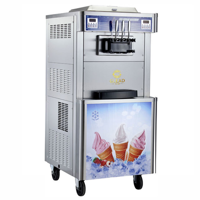 Máquina industrial de gelados moles com refrigerante R22/R404A