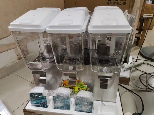 Equipamento de refrigeração do dispensador de suco preto de 48L com potência de 330W e refrigerante R134a