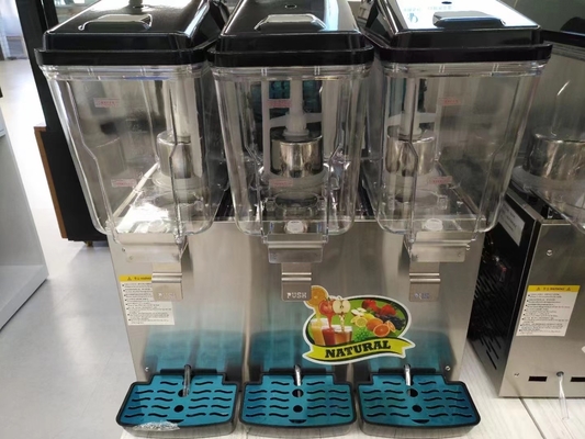 Equipamento de refrigeração do dispensador de suco preto de 48L com potência de 330W e refrigerante R134a