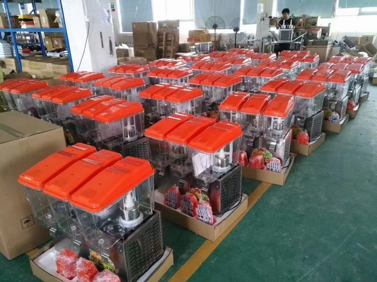 Dispensador de suco colorido de 235W Resfriados Bebidas refrescantes em preto