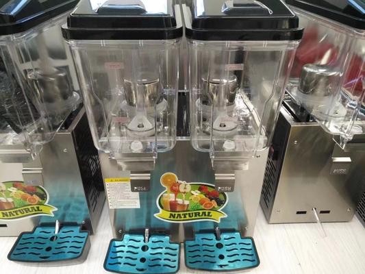 Dispensador de suco colorido de 235W Resfriados Bebidas refrescantes em preto