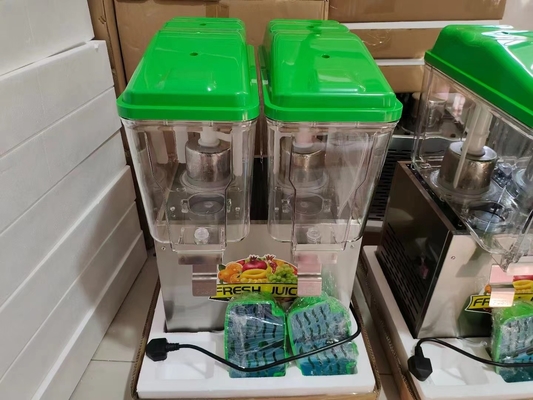 Dispensador de suco colorido de 235W Resfriados Bebidas refrescantes em preto