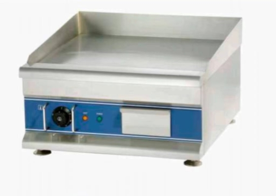 220-240v 50hz Silver Griddle Equipamento de cozinha de restaurante para controle de temperatura