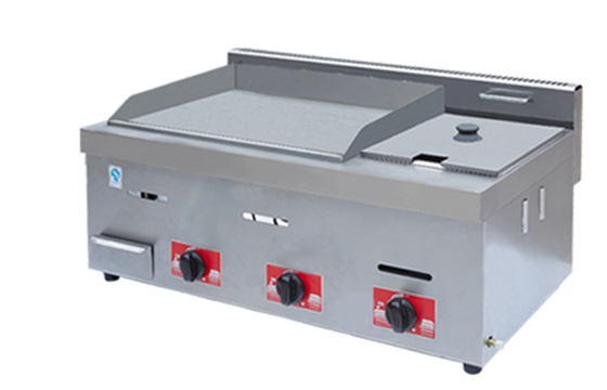 Equipamento de cozinha de aço inoxidável de prata com temperatura entre 0,0 e 100,0 °C