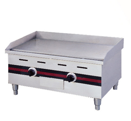 Grill de gás de prata com pressão de gás de 2800Pa Cozinha vários alimentos a 0-100.C