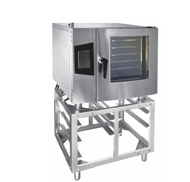 Forno de cozinha de aço inoxidável preto