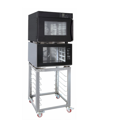 Forno de convenção de aço inoxidável 220V com controle de temperatura para cozimento preciso