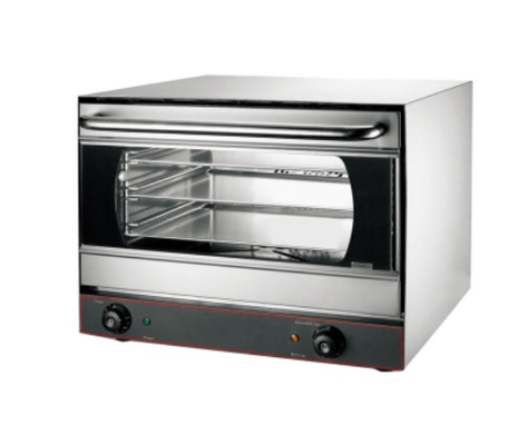 Forno de convenção de aço inoxidável com painel de controlo digital 35L Capacidade 0-200°C Intervalo de temperatura