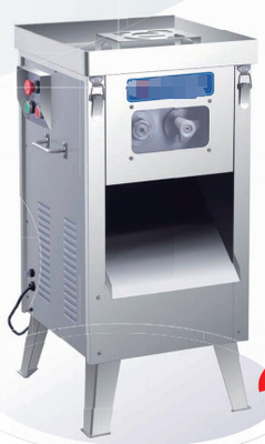 Máquina de corte de carne comercial 0,75KW Cortadora de carne com corte ajustável Faca desmontável