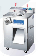 Equipamento de processamento de carne eléctrico de potência 1.1KW 89kg Capacidade comercial 200-400kg/h Máquina de moer e cortar carne