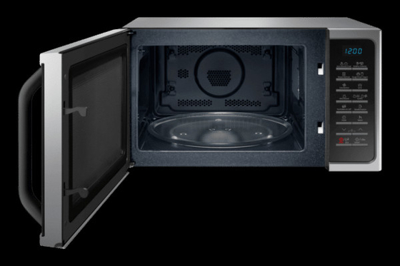 Forno de micro-ondas de aço inoxidável de 25L de capacidade com controle de toque de membrana