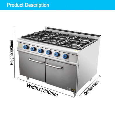 Forno de combustível a gás pesado com 150 kg N.W Alimentado por GLP/Gás Natural