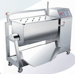 Equipamento elétrico de processamento de carne 380V/50HZ com capacidade de 400 kg e misturador de enchimento de eixo de agitação única/dobrada