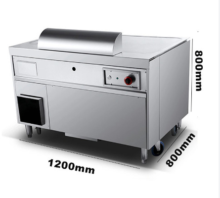 Equipamento de cozinha a gás com temperatura de 0,0 a 200 °C