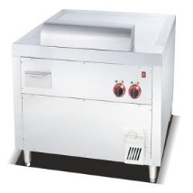 Equipamento de cozinha de restaurante de ferro de prata 0C ≈ 200C Máquina de Teppanyaki de gás LPG