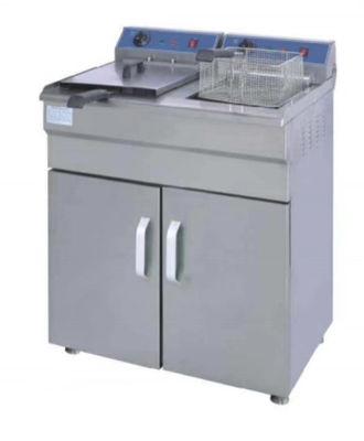 Fritadora Elétrica de Aço Inoxidável 220-240V 0-300°C Temperatura Para Restaurante Cozinhar