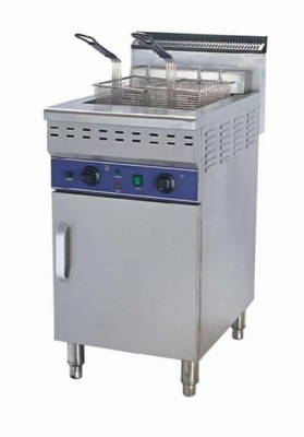 Fritadora comercial de aço inoxidável elétrica com controle de temperatura de 0°C a 300°C para fritura perfeita de alimentos