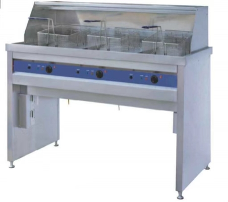 Fritadora elétrica de aço inoxidável com tensão de 220-240V para fritura de alimentos a 0.C ~ 300.C