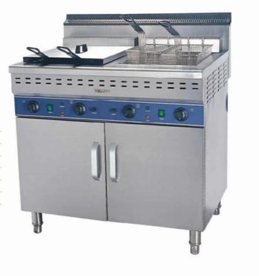 Fritadora elétrica de aço inoxidável com tensão de 220-240V para fritura de alimentos a 0.C ~ 300.C