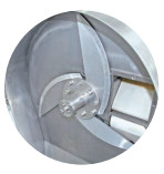 Capacidade 304 Equipamento de processamento de vegetais de aço inoxidável com cortador de vegetais de largura e frequência de 50 Hz