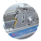 Capacidade 304 Equipamento de processamento de vegetais de aço inoxidável com cortador de vegetais de largura e frequência de 50 Hz