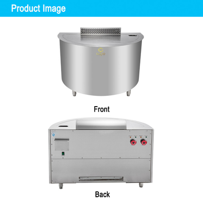 130KG Japão Arco de gás Teppanyaki Superior Equipamento de hotel de aço inoxidável para cozinhas comerciais