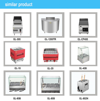 Equipamento Hoteleiro Comercial Aço inoxidável 130 kg Tipo de gás GLP/Gás Natural Teppanyaki Grill de mesa