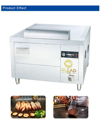 Gás japonês Arc Teppanyaki SS304 Equipamento de hotel comercial com GLP/Gás Natural 130KG N.W.