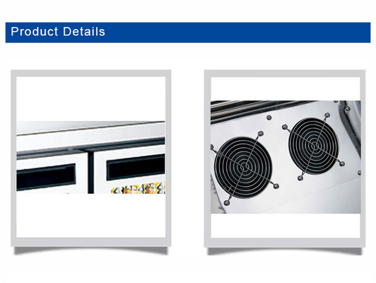 Refrigerador refrigerado a ar a barras de 180L com ventilador refrigerado R134a Intervalo de temperatura do refrigerante 4.C a 8.C