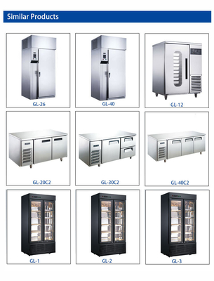 Refrigerador refrigerado a ar a barras de 180L com ventilador refrigerado R134a Intervalo de temperatura do refrigerante 4.C a 8.C