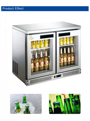 Refrigerador comercial de refrigeração estática Equipamento de bar de hotel 340W