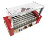 Máquina de Grelhar Salsichas de 7 Rollers com Controle Duplo de Temperatura para Hot Dogs 240V/50HZ Grill Hot Dog