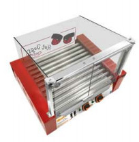 Máquina de Grelhar Salsichas de 7 Rollers com Controle Duplo de Temperatura para Hot Dogs 240V/50HZ Grill Hot Dog