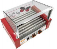 Máquina de Grelhar Salsichas de 7 Rollers com Controle Duplo de Temperatura para Hot Dogs 240V/50HZ Grill Hot Dog