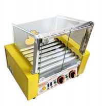Máquina de Grelhar Salsichas de 7 Rollers com Controle Duplo de Temperatura para Hot Dogs 240V/50HZ Grill Hot Dog
