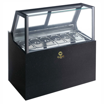 Hotel gelado congelador R404a refrigerante 1100W Capacidade -18 ~ -22C Temperatura
