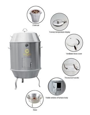 Máquina de Forno de Pato de Roda de Camada Única / Dupla