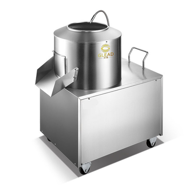 Máquina de descascar batatas de aço inoxidável para hotéis comerciais 80 kg Capacidade 150 min/r Velocidade de rotação