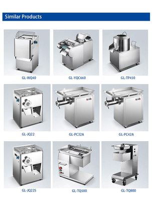 Peelers de batatas comerciais de aço inoxidável 400 kg/h Capacidade 1,5 kW Potência para hotéis e restaurantes