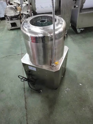 Peelers de batatas comerciais de aço inoxidável 400 kg/h Capacidade 1,5 kW Potência para hotéis e restaurantes
