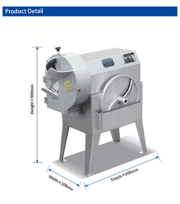 Máquina de corte de vegetais de aço inoxidável para hotéis comerciais Capacidade 1000 kg/h Para preparação de alimentos sanitários