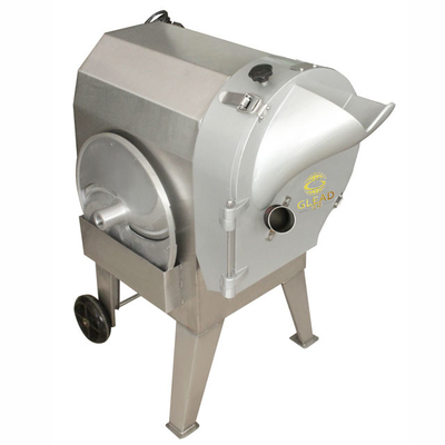 Cortador profissional de vegetais de aço inoxidável com potência de 1,5 kW para capacidade de corte comercial