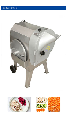 Cortador profissional de vegetais de aço inoxidável com potência de 1,5 kW para capacidade de corte comercial