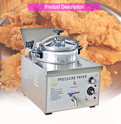 Forno de frango frito 16L Equipamento elétrico comercial de 3 kW