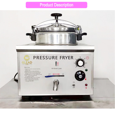 Forno de frango frito 16L Equipamento elétrico comercial de 3 kW